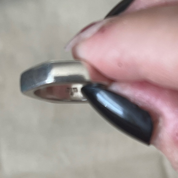 GUCCI HEXAGON RING 925 SS SIZE US 7.25⭐️Authentic - Picture 5 of 6